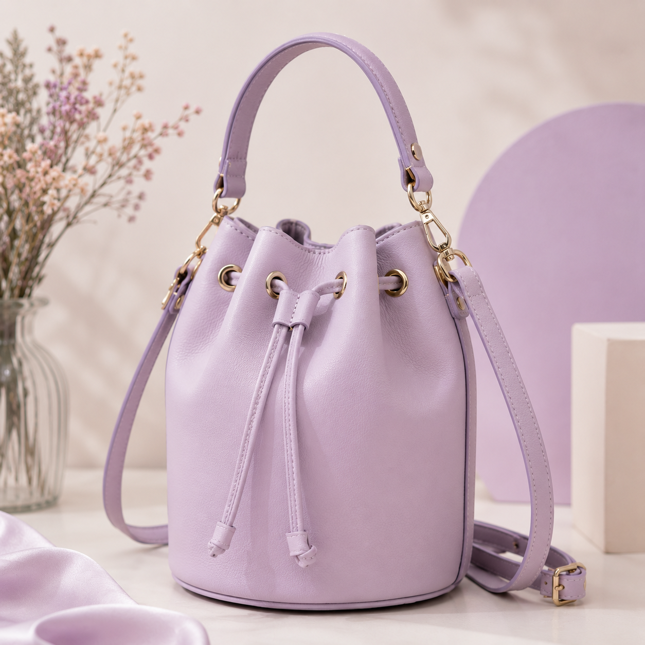 Bucket Bag (ทรงขนมจีบ)